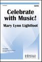 Celebrate with Music! SATB choral sheet music cover